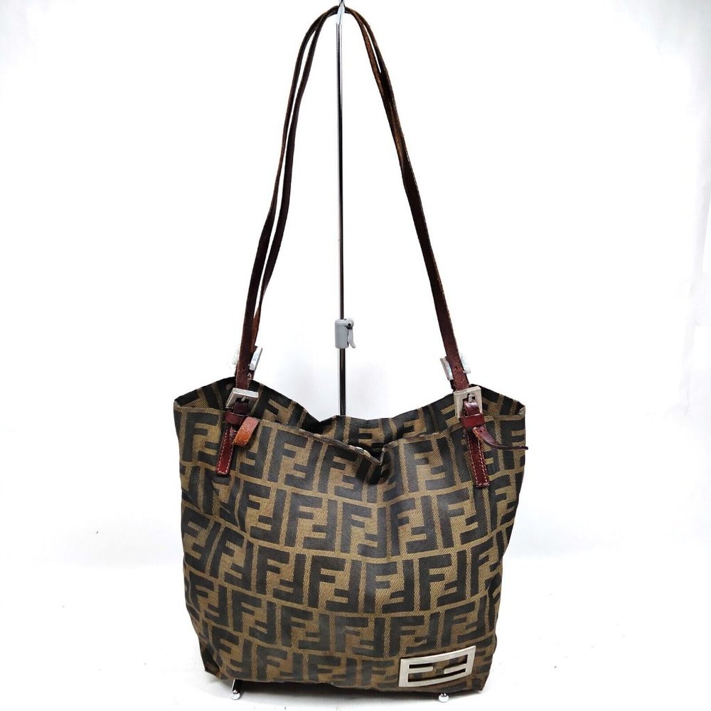 Fendi Hand Bag Green Nylon